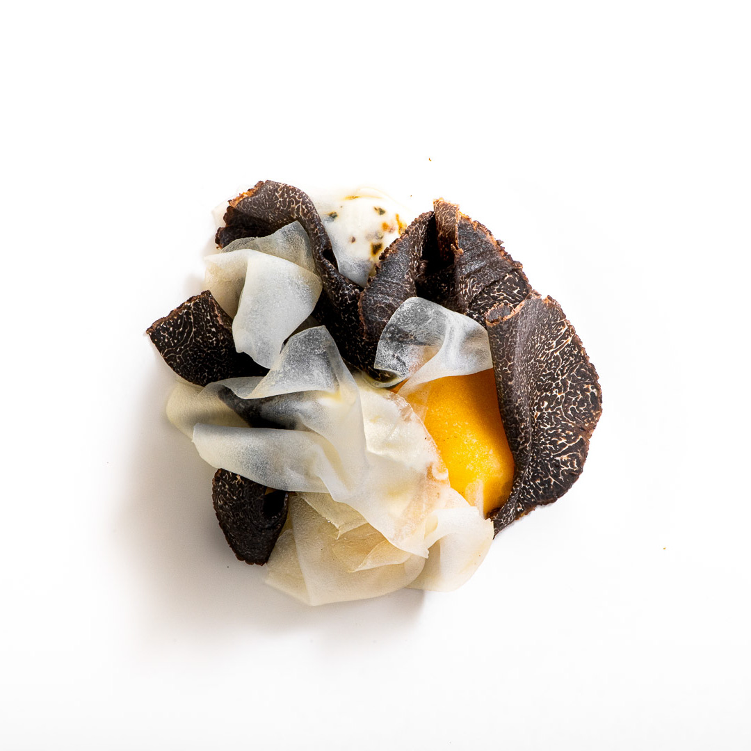 Black truffle and potatoes